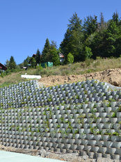 Der Blick hinters Hotel Der Blick hinters Hotel