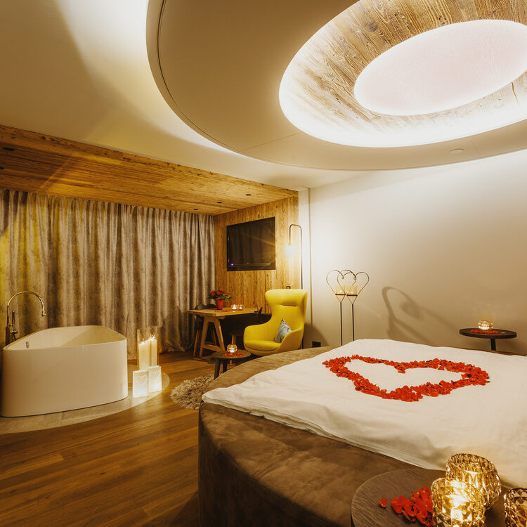 Romantisch dekoriertes Zimmer