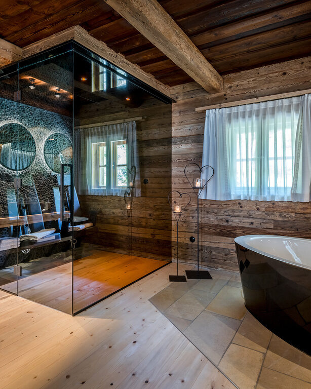 Luxus Chalet Bayern mit freistehender Badewanne und Sauna Luxus Chalet Bayern mit freistehender Badewanne und Sauna