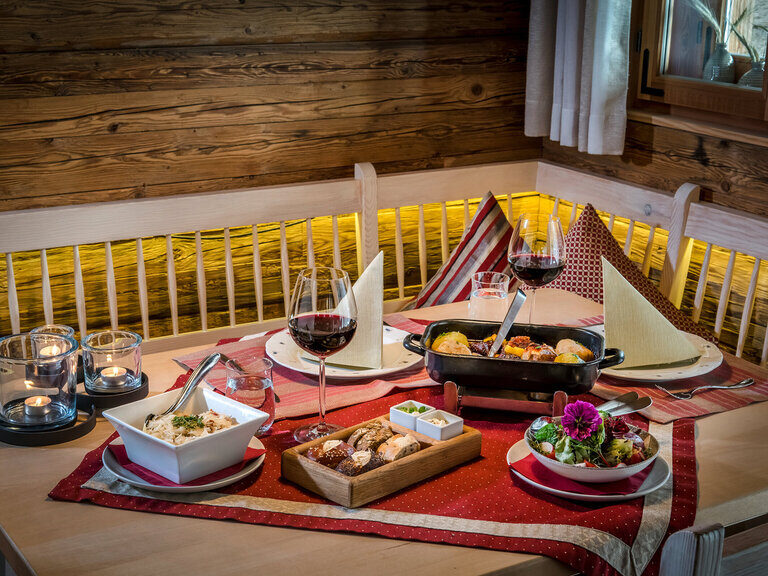 Verwöhnfrühstück im Chalet