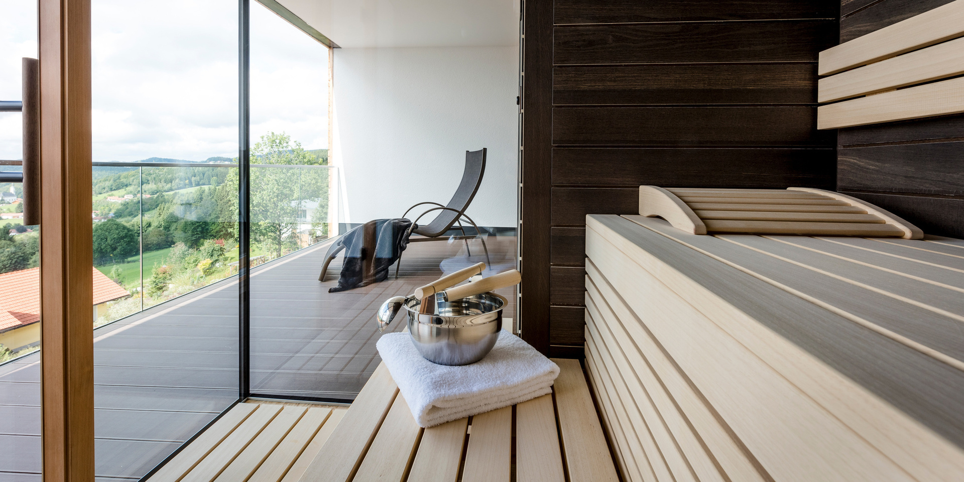 Hotel Zimmer mit Sauna und Whirlpool - Romantikurlaub in Bayern im Bayerischen Wald